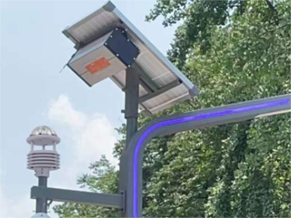 城市路灯传感器案例实拍